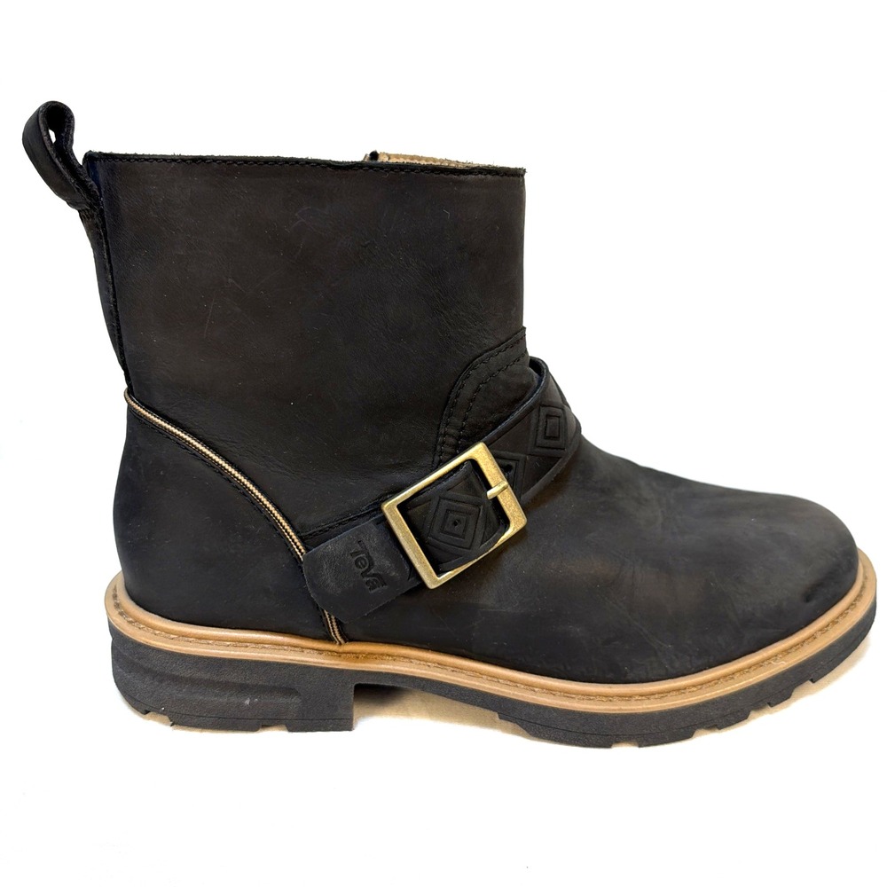 Teva Women's Rowena Buckle‎ Ankle Boot Size 7 Black EUC - $160 MSRP